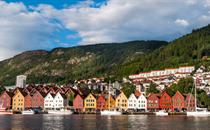 Wooden houses in Bergen, Norway