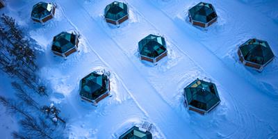 Glass Igloos ©Arctic SnowHotel & Glass Igloos?400x200;crop