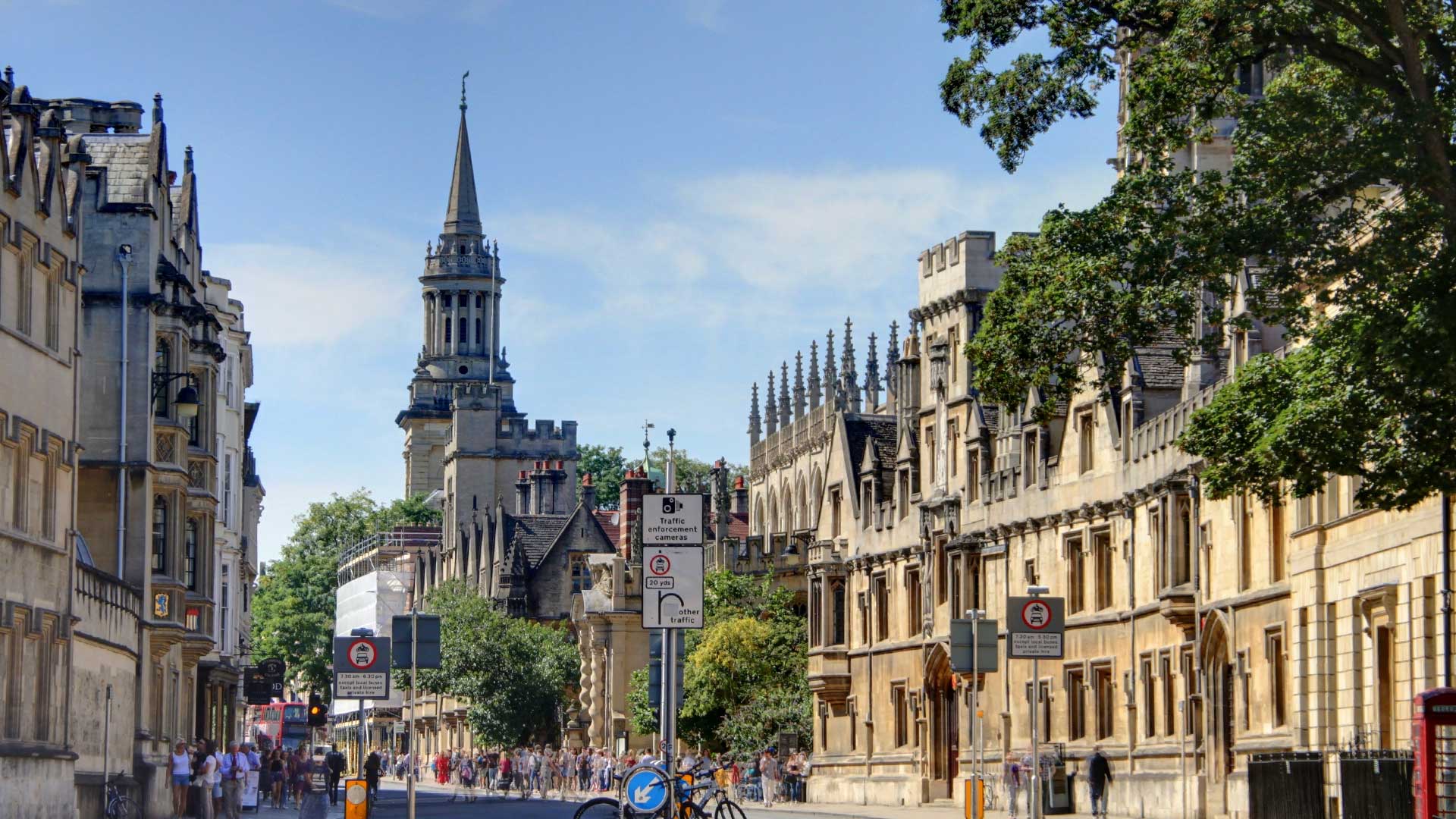 The city of Oxford, England