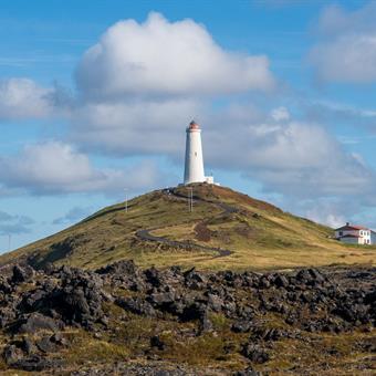 Reykjanesviti lighthouse, Reykjanes Peninsula Iceland