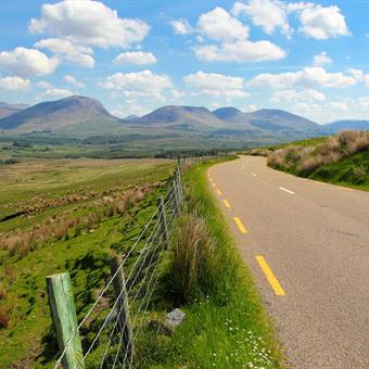 Scenic road on The Ring of Kerry