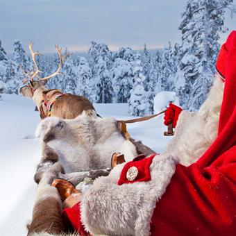 Santa Claus and his Reindeer - ©Visitrovaniemi.fi