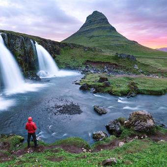 Sunset at Kirkjufell