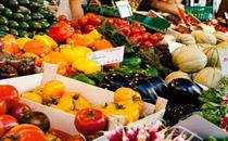 Vegetables at Cours Saleya market in Nice, France
